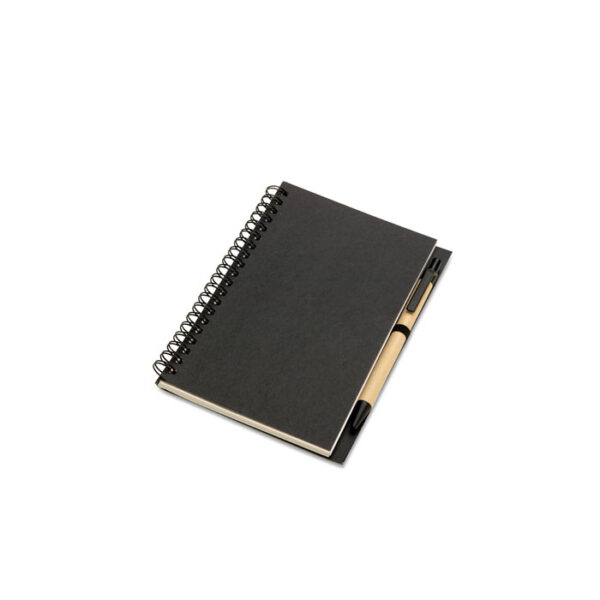 B6 Recycled notebook with pen