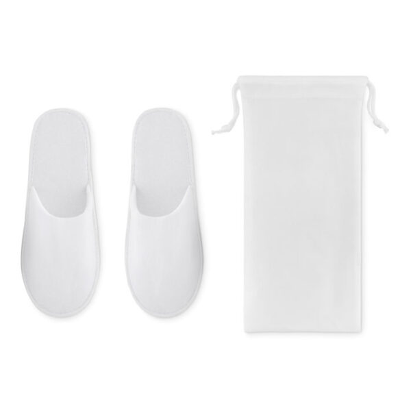 air of slippers in pouch