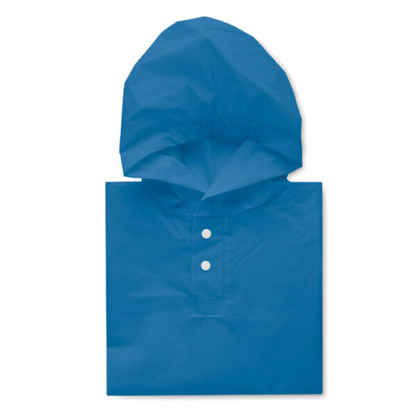 PEVA kid rain coat with hood