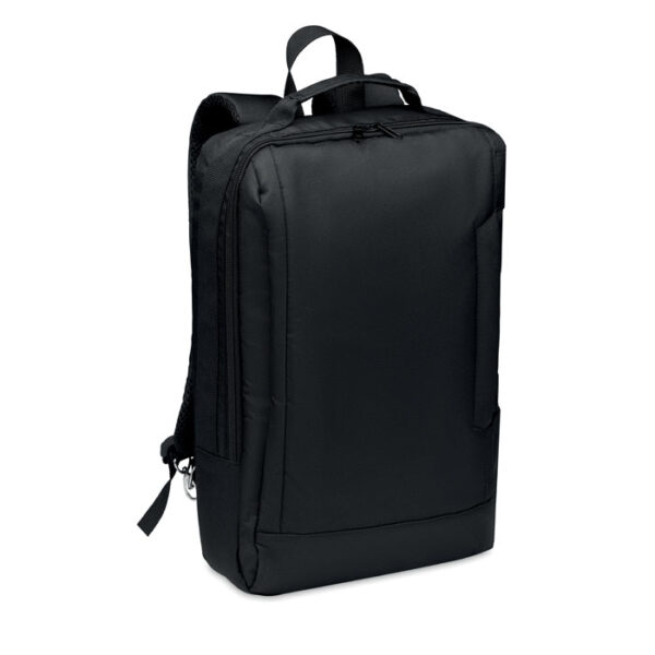 Laptop backpack in 300D RPET
