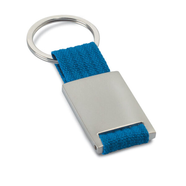 Metal rectangular key ring