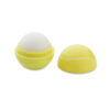Lip balm in tennis ball shape