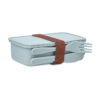 Lunch box with cutlery