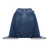 Recycled denim drawstring bag
