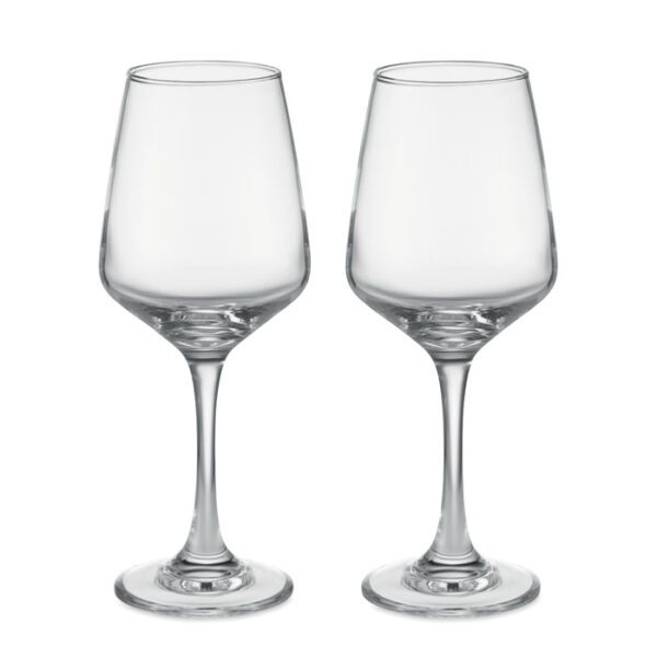 Set of 2 wine glasses