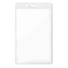 Transparent badge 7.5cmx12.5cm
