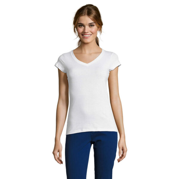 MOON WOMEN&apos;S V-NECK T-SHIRT