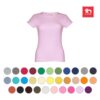 THC SOFIA. Women's fitted short sleeve cotton T-shirt