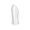 THC BUCHAREST WOMEN WH. Long-sleeved scoop neck fitted T-shirt for women. 100% carded cotton. White