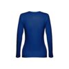30126_114-b THC BUCHAREST WOMEN. Long-sleeved scoop neck fitted T-shirt for women. 100% carded cotton