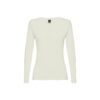 30126_159-a THC BUCHAREST WOMEN. Long-sleeved scoop neck fitted T-shirt for women. 100% carded cotton
