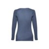 30126_194-b THC BUCHAREST WOMEN. Long-sleeved scoop neck fitted T-shirt for women. 100% carded cotton