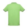 THC ROME. Men's Polo Shirt with contrast colour trim and buttons