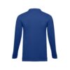 THC BERN. Men's long-sleeved 100% cotton piqué polo shirt with removable label