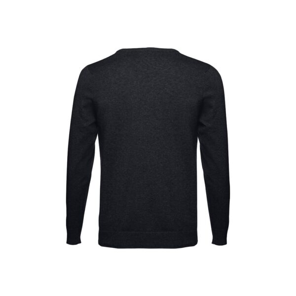 THC MILAN. Men's V-neck pullover in cotton and polyamide