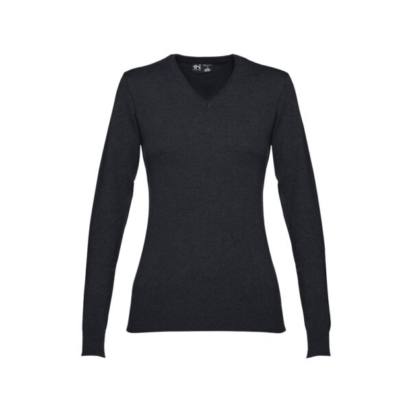 THC MILAN WOMEN. V-neck pullover for women in cotton and polyamide