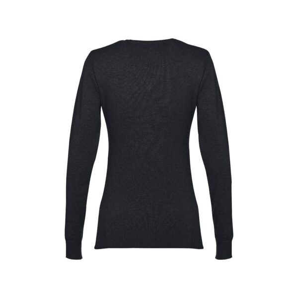 THC MILAN WOMEN. V-neck pullover for women in cotton and polyamide