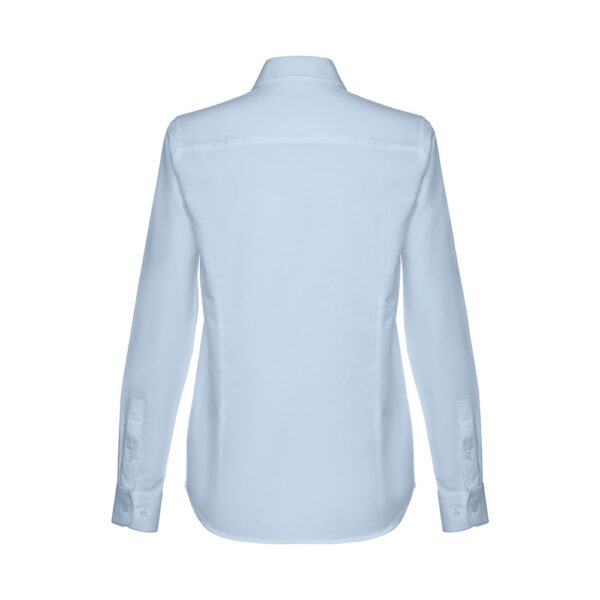 THC TOKYO WOMEN. Women's long-sleeved oxford shirt with pearl coloured buttons