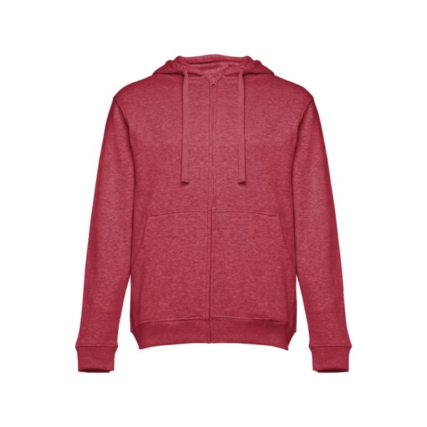 THC AMSTERDAM. Men's hoodie in cotton and polyester with full zip