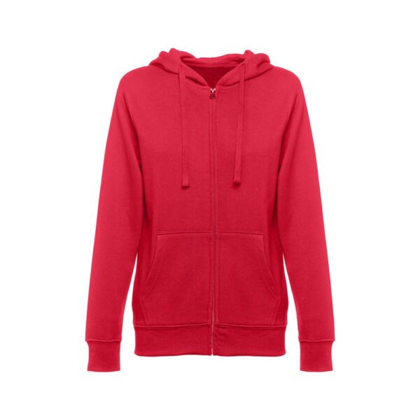 THC AMSTERDAM WOMEN. Women's hoodie in cotton and polyester with full zip