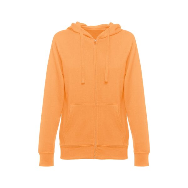 THC AMSTERDAM WOMEN. Women's hoodie in cotton and polyester with full zip