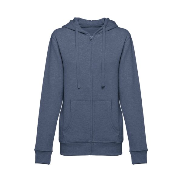 THC AMSTERDAM WOMEN. Women's hoodie in cotton and polyester with full zip