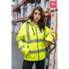 30182_set THC ZAGREB WORK. High-visibility softshell jacket (unisex, class 111)