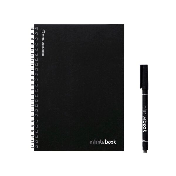 INFINITEBOOK PLAIN A5. A5 Infinitebook with flexible cover and 15 plain whiteboard pages