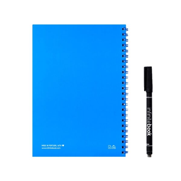 INFINITEBOOK PLAIN A5. A5 Infinitebook with flexible cover and 15 plain whiteboard pages