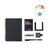 STARTER KIT INFINITEBOOK A5 PLANNER TEXTURE. Kit comprising "Infinitebook" with hard cover, 1 cleaning kit, 1 marker and 1 ballpoint holder