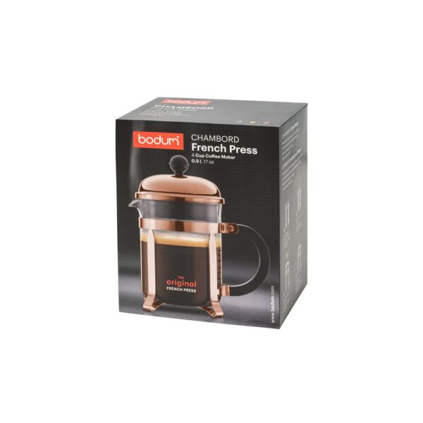 CHAMBORD COPPER 500. Coffee maker 500ml