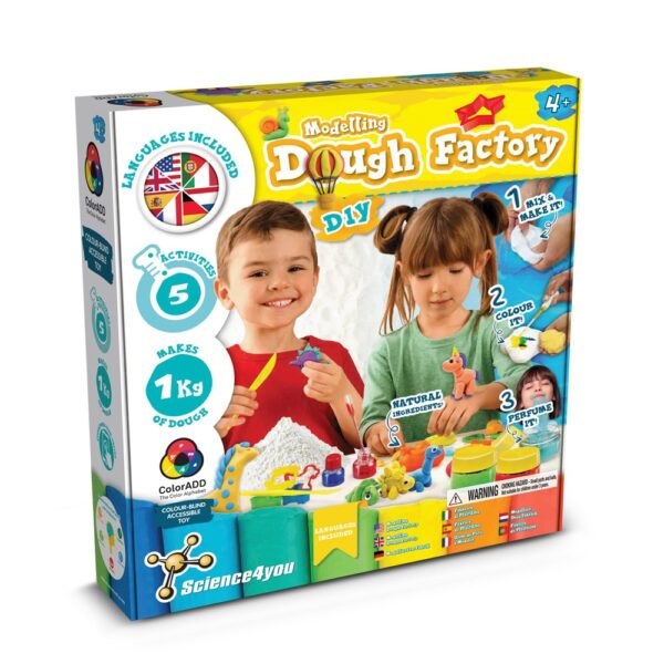 Modeling Dough Factory Kit I. Educational game for children