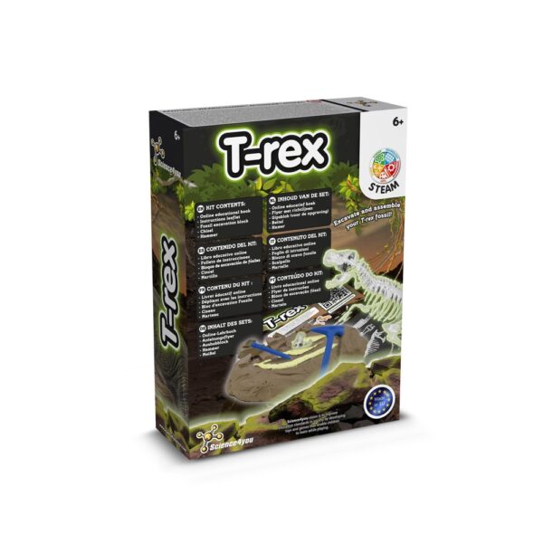Fossil Excavation Kit IV. Educational game supplied with a non-woven gift bag (80 g/m²)