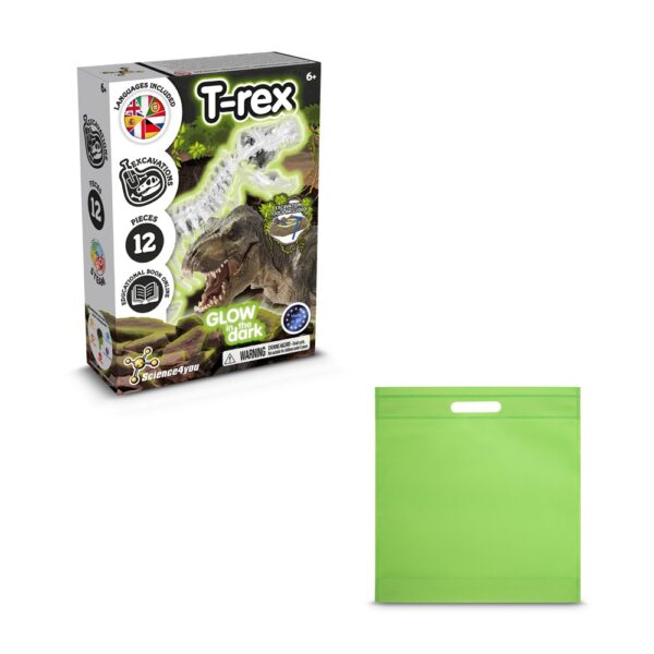 Fossil Excavation Kit IV. Educational game supplied with a non-woven gift bag (80 g/m²)