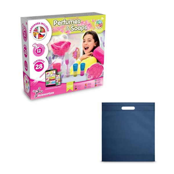 Perfume & Soap Factory Kit IV. Educational game supplied with a non-woven gift bag (80 g/m²)