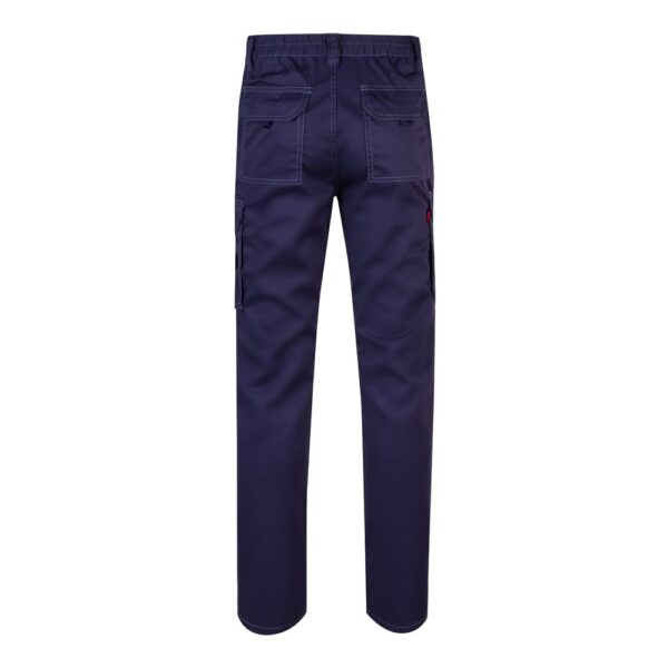 VL LUGH. Multi-pocket stretch trousers (240g/m²) in cotton (46%), EME (38%) and polyester (16%)
