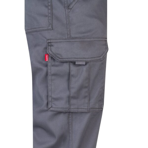 VL LUGH. Multi-pocket stretch trousers (240g/m²) in cotton (46%), EME (38%) and polyester (16%)