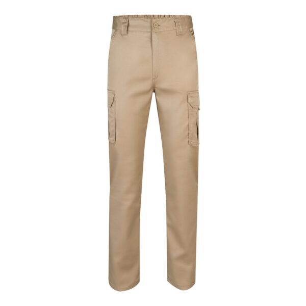 VL LUGH. Multi-pocket stretch trousers (240g/m²) in cotton (46%), EME (38%) and polyester (16%)