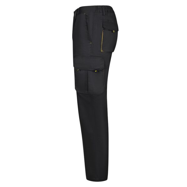 VL HYPNOS. Two-tone multi-pocket twill trousers (200g/m²), in cotton (35%) and polyester (65%)