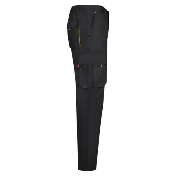 VL HYPNOS. Two-tone multi-pocket twill trousers (200g/m²), in cotton (35%) and polyester (65%)
