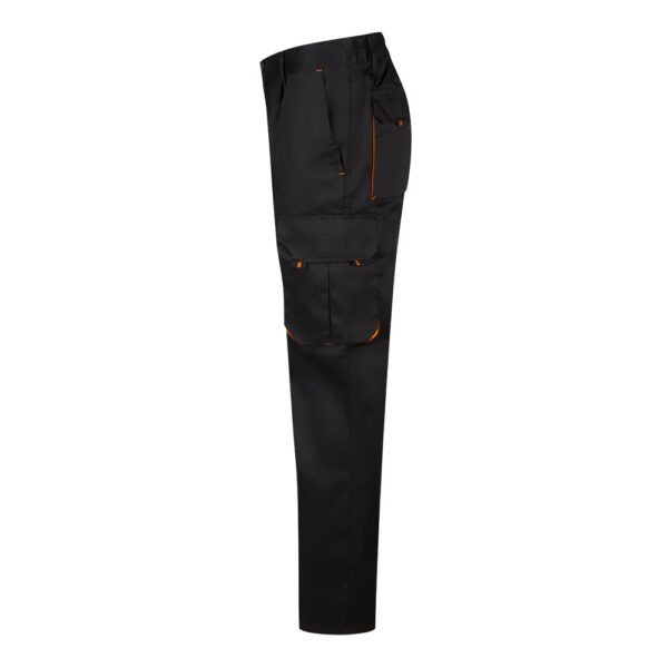 VL HYPNOS. Two-tone multi-pocket twill trousers (200g/m²), in cotton (35%) and polyester (65%)