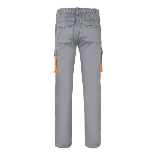 VL HYPNOS. Two-tone multi-pocket twill trousers (200g/m²), in cotton (35%) and polyester (65%)