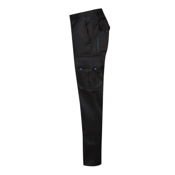 VL HYPNOS. Two-tone multi-pocket twill trousers (200g/m²), in cotton (35%) and polyester (65%)