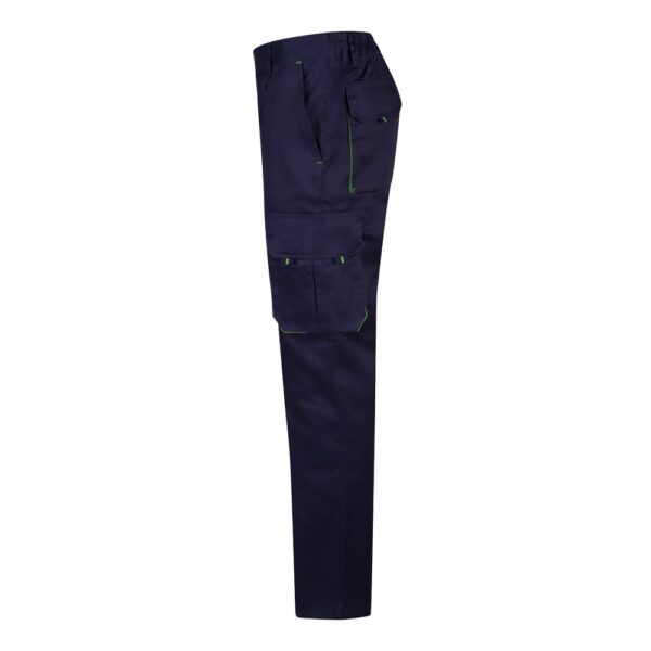 VL HYPNOS. Two-tone multi-pocket twill trousers (200g/m²), in cotton (35%) and polyester (65%)