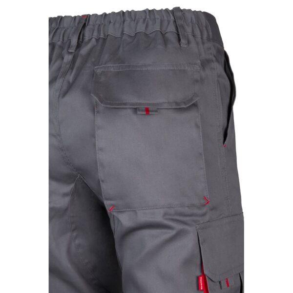 VL HYPNOS. Two-tone multi-pocket twill trousers (200g/m²), in cotton (35%) and polyester (65%)