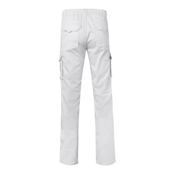 VL PAN. Multi-pocket stretch trousers (290g/m²), in cotton (46%), EME (38%) and polyester (16%)
