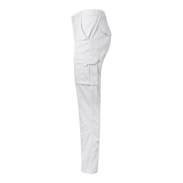 VL PAN. Multi-pocket stretch trousers (290g/m²), in cotton (46%), EME (38%) and polyester (16%)
