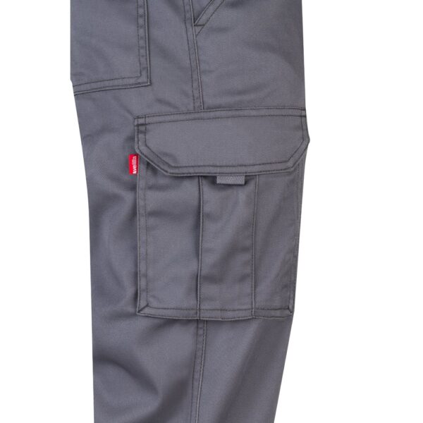 VL PAN. Multi-pocket stretch trousers (290g/m²), in cotton (46%), EME (38%) and polyester (16%)