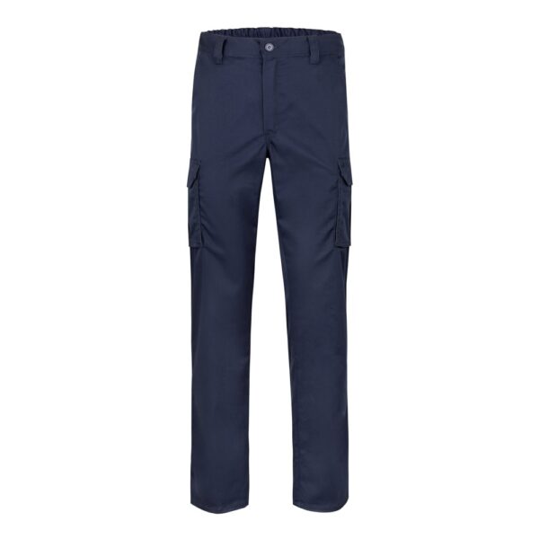 VL PAN. Multi-pocket stretch trousers (290g/m²), in cotton (46%), EME (38%) and polyester (16%)