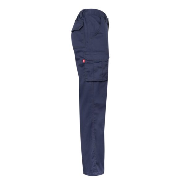 VL PAN. Multi-pocket stretch trousers (290g/m²), in cotton (46%), EME (38%) and polyester (16%)